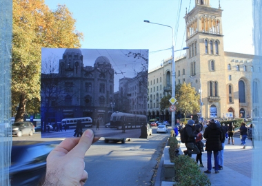 თანამედროვე თბილისში "ჩასმული" ძველი ფოტოები - ფოტოპროექტი