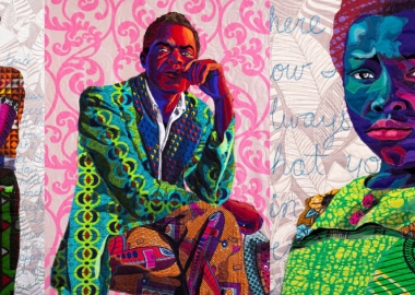 ქსოვილებით შექმნილი უნიკალური პორტრეტები, რომლებიც შავკანიანი ადამიანების ისტორიებს ინახავს