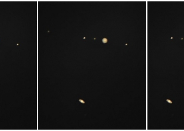 იუპიტერი და სატურნი ღამის ცაზე ერთმანეთს მიუახლოვდა - დღის ფოტო