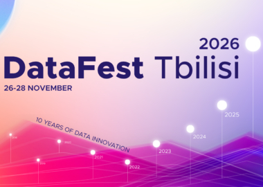 26-28 ნოემბერს DataFest Tbilisi-ს მეათე საიუბილეო ფესტივალი გაიმართება